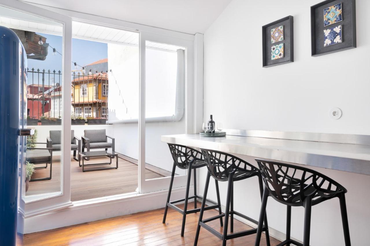 Historical Penthouse At Cardosas Block Leilighet Porto Eksteriør bilde